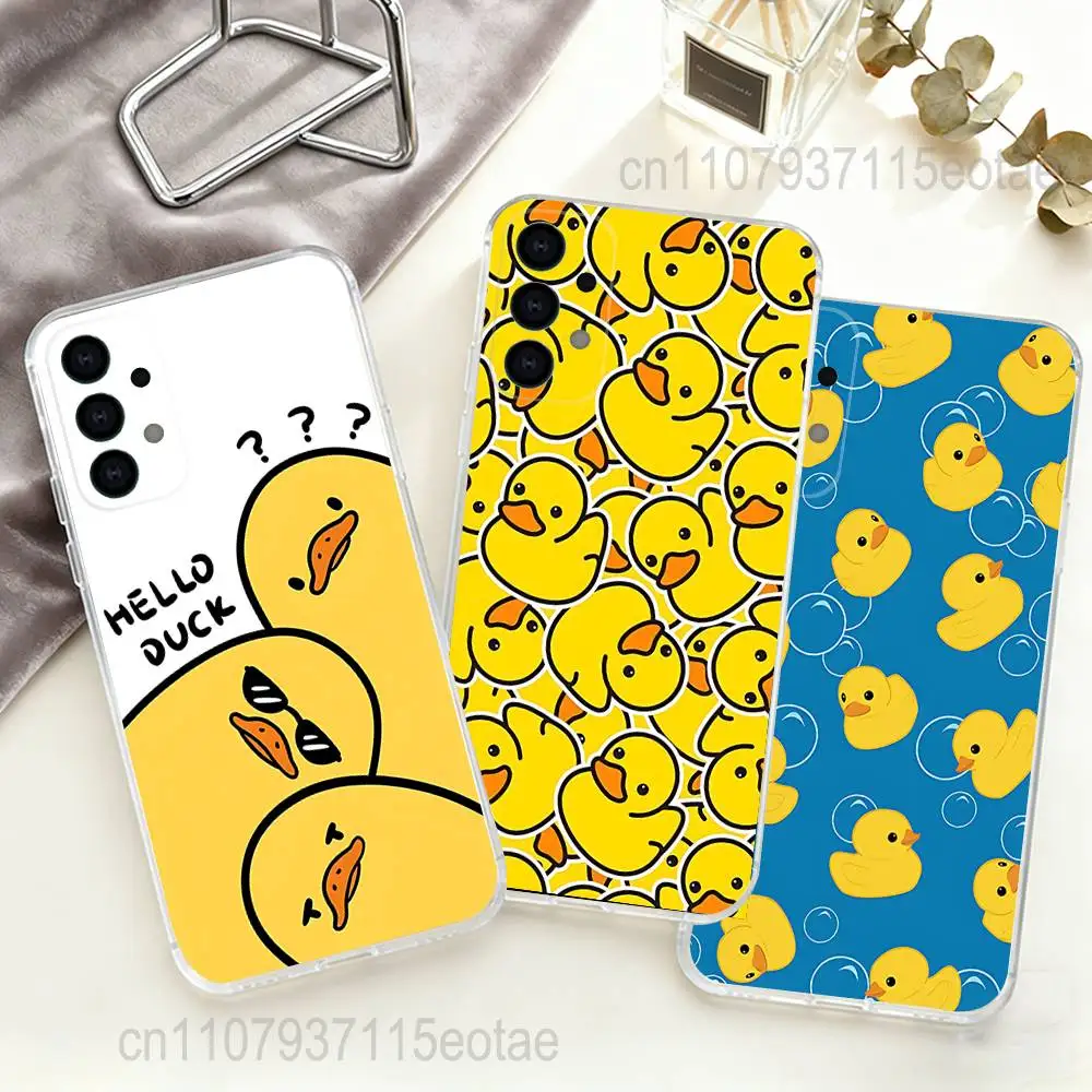 Cute Yellow Duck Phone Case For Samsung S24,S25,S30,S23,S21,S22,S20,S10,5G,FE,lite,PIus,Ultra Clear Transparent Cover
Cute Yellow Duck Phone Case For Samsung S24,S25,S30,S23,S21,S22,S20,S10,5G,FE,lite,PIus,Ultra Clear Transparent Cover