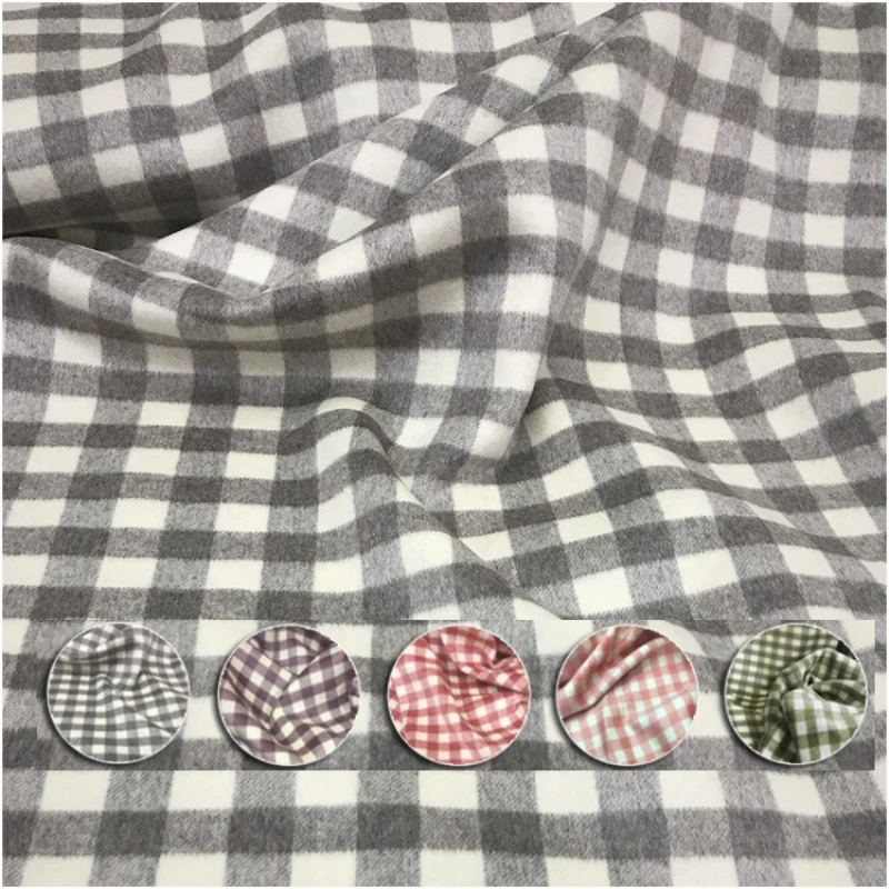 100% Check Double-sided Wool Fabric Brand Fashion Design Fall/winter Coat Cloth by the Meter Diy for Sewing Meterial Wholesale
100% Check Double-sided Wool Fabric Brand Fashion Design Fall/winter Coat Cloth by the Meter Diy for Sewing Meterial Wholesale