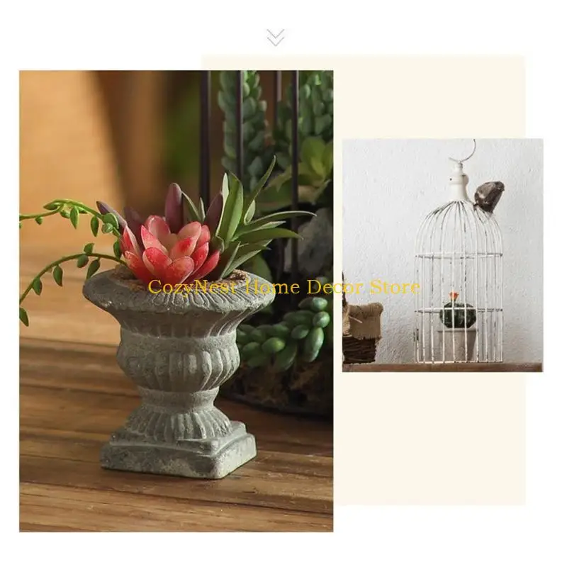92MF Elegant Distressed Metal Vases Tall Urn Planter For Flowers Arrangement Farmhouses Decors With Intricate Floral Pattern
92MF Elegant Distressed Metal Vases Tall Urn Planter For Flowers Arrangement Farmhouses Decors With Intricate Floral Pattern