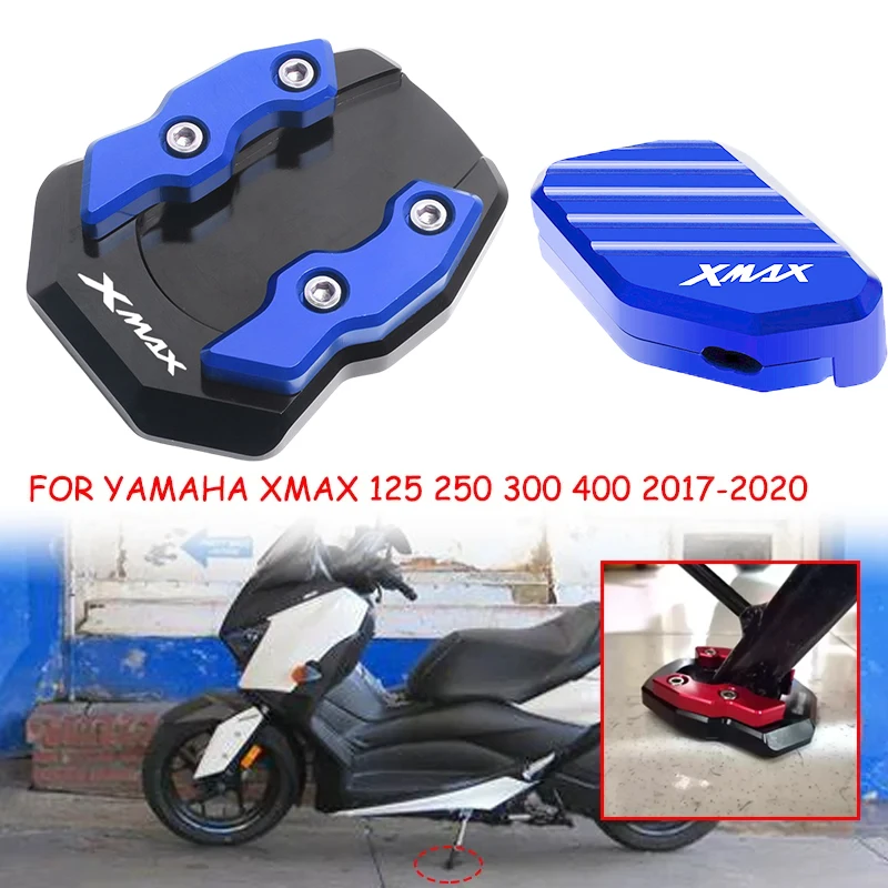 Fit For Yamaha XMAX125 XMAX250 XMAX300 XMAX400 2017-2020 Motorcycle Kickstand Pads Foot Side Stand Extension Pad Support Plate 
Fit For Yamaha XMAX125 XMAX250 XMAX300 XMAX400 2017-2020 Motorcycle Kickstand Pads Foot Side Stand Extension Pad Support Plate