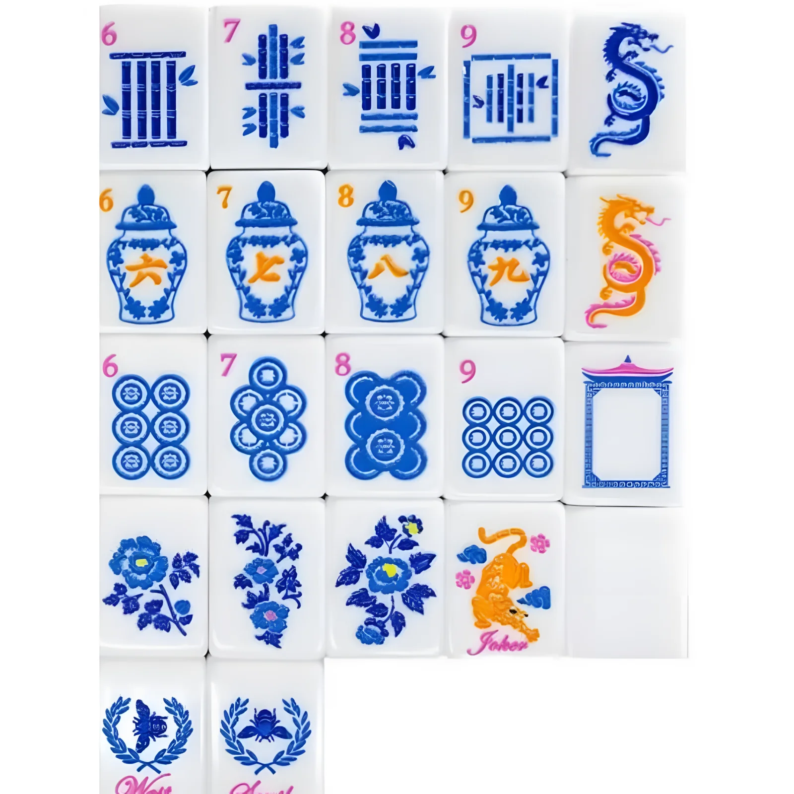 New Two-Layer Acrylic American Mahjong Tiles, Portable Light Blue Mahjong Set
New Two-Layer Acrylic American Mahjong Tiles, Portable Light Blue Mahjong Set