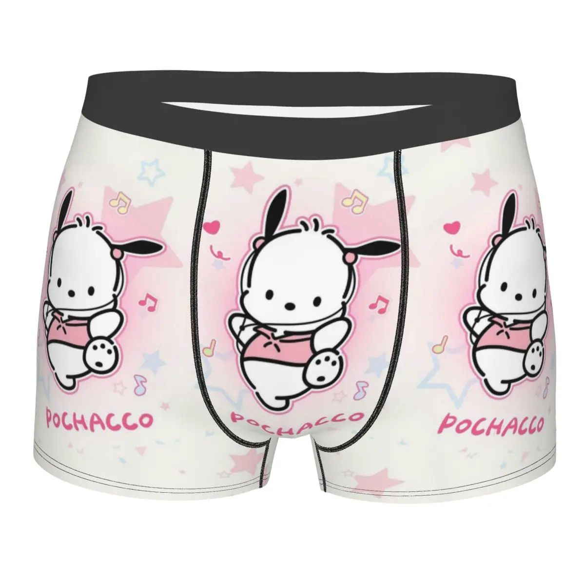 Мужская новинка Pochacco, нижнее белье с девчачьим сердечком, каваи, аниме, трусы-боксеры, мягкие шорты, трусы
Мужская новинка Pochacco, нижнее белье с девчачьим сердечком, каваи, аниме, трусы-боксеры, мягкие шорты, трусы