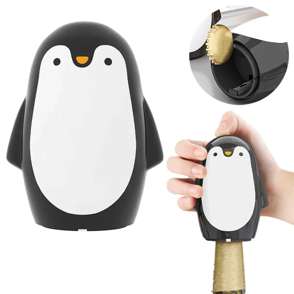 Multifunctional Penguin Bottle Opener Manual Stainless Steel Beer Bottle Openers Push Down Penguin-shaped Food Can Opener
Multifunctional Penguin Bottle Opener Manual Stainless Steel Beer Bottle Openers Push Down Penguin-shaped Food Can Opener