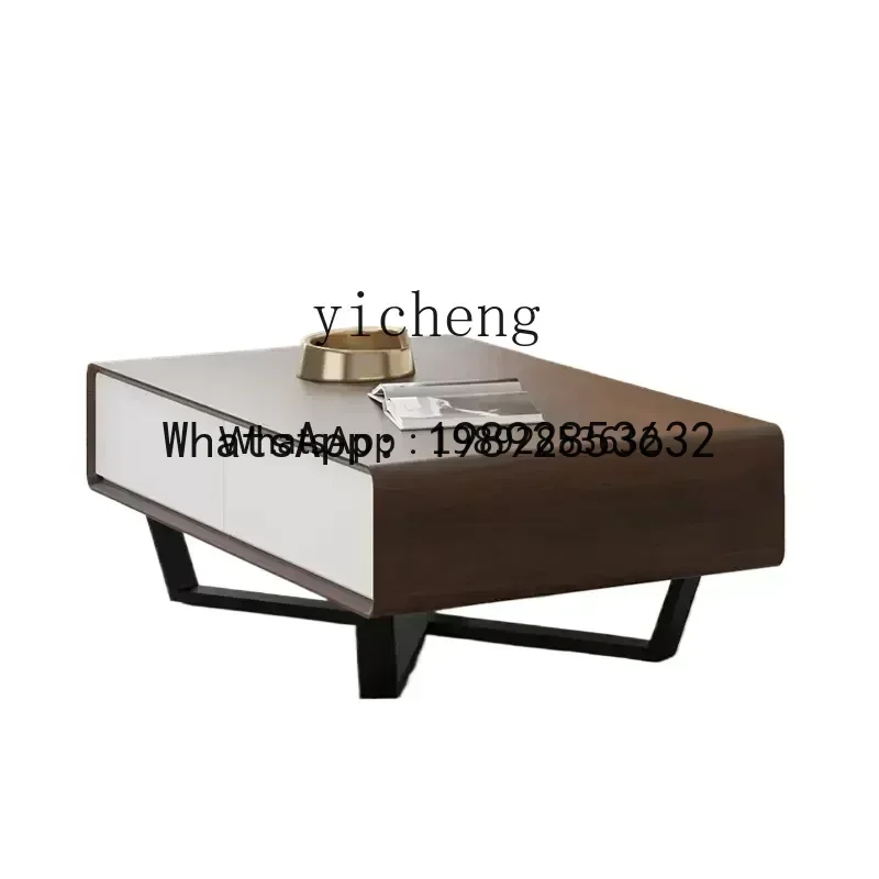 C1 coffee table modern simple living room rectangular small apartment walnut light luxury creative storage tea table
C1 coffee table modern simple living room rectangular small apartment walnut light luxury creative storage tea table
