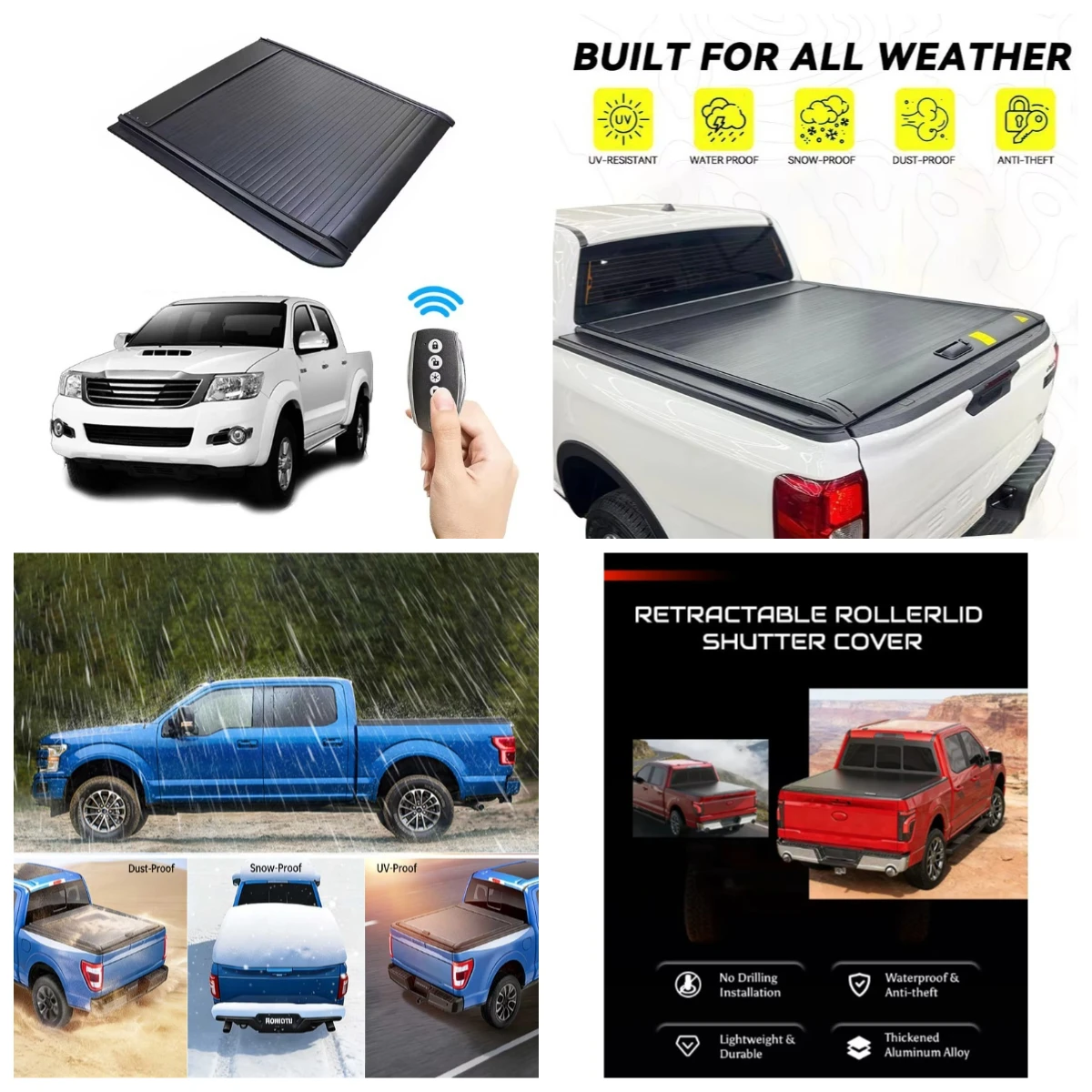 Krono Wild Upgraded Electric Retractable Aluminum Alloy Truck Bed Tonneau Cover For VIGO REVO ROCOO 2015+ Pickup
Krono Wild Upgraded Electric Retractable Aluminum Alloy Truck Bed Tonneau Cover For VIGO REVO ROCOO 2015+ Pickup
