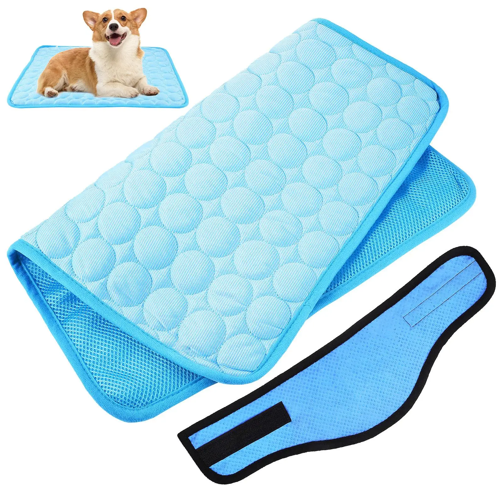 Pet Cooling Scarf M Black Border Dog Ice Silk Pad 62x50cm Soft Breathable Material Foldable Travel Outdoor Summer
Pet Cooling Scarf M Black Border Dog Ice Silk Pad 62x50cm Soft Breathable Material Foldable Travel Outdoor Summer
