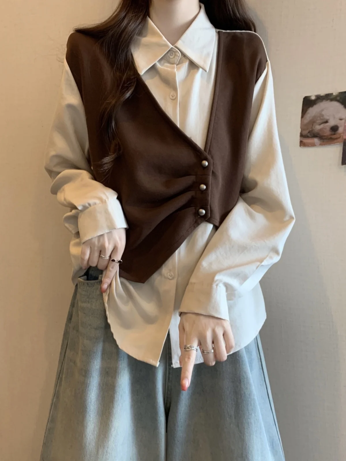 plus Size Women's Retro Design Long Sve irt Asymmetric Splicing Unusual Top for Spring Autumn Fat Sister Casual Commute ...
plus Size Women's Retro Design Long Sve irt Asymmetric Splicing Unusual Top for Spring Autumn Fat Sister Casual Commute ...