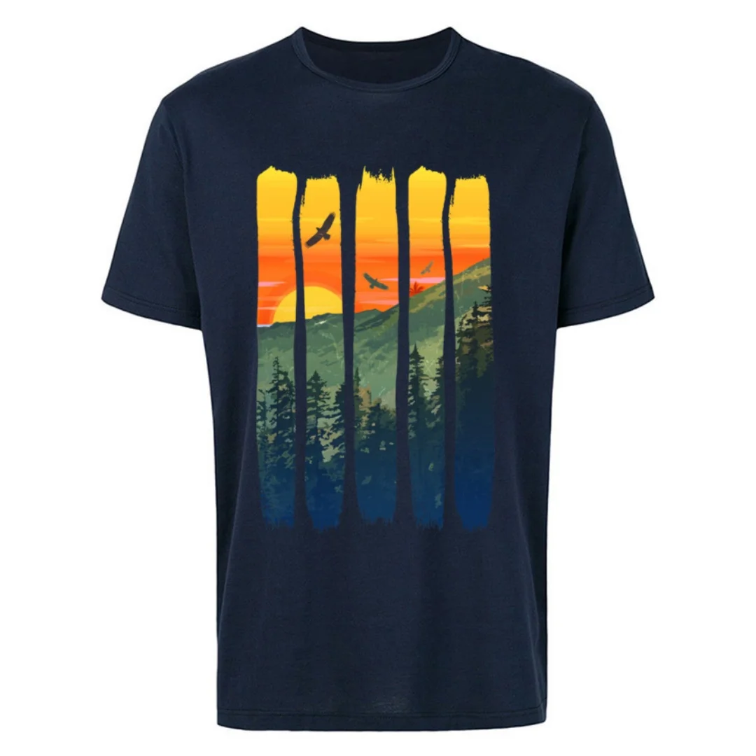 Fashion Sunset Mountain 3D Printed T Shirt For Men Summer Leisure Loose Short Sleeve Tee Trendy Street Stripe Tops Team Clothes
Fashion Sunset Mountain 3D Printed T Shirt For Men Summer Leisure Loose Short Sleeve Tee Trendy Street Stripe Tops Team Clothes