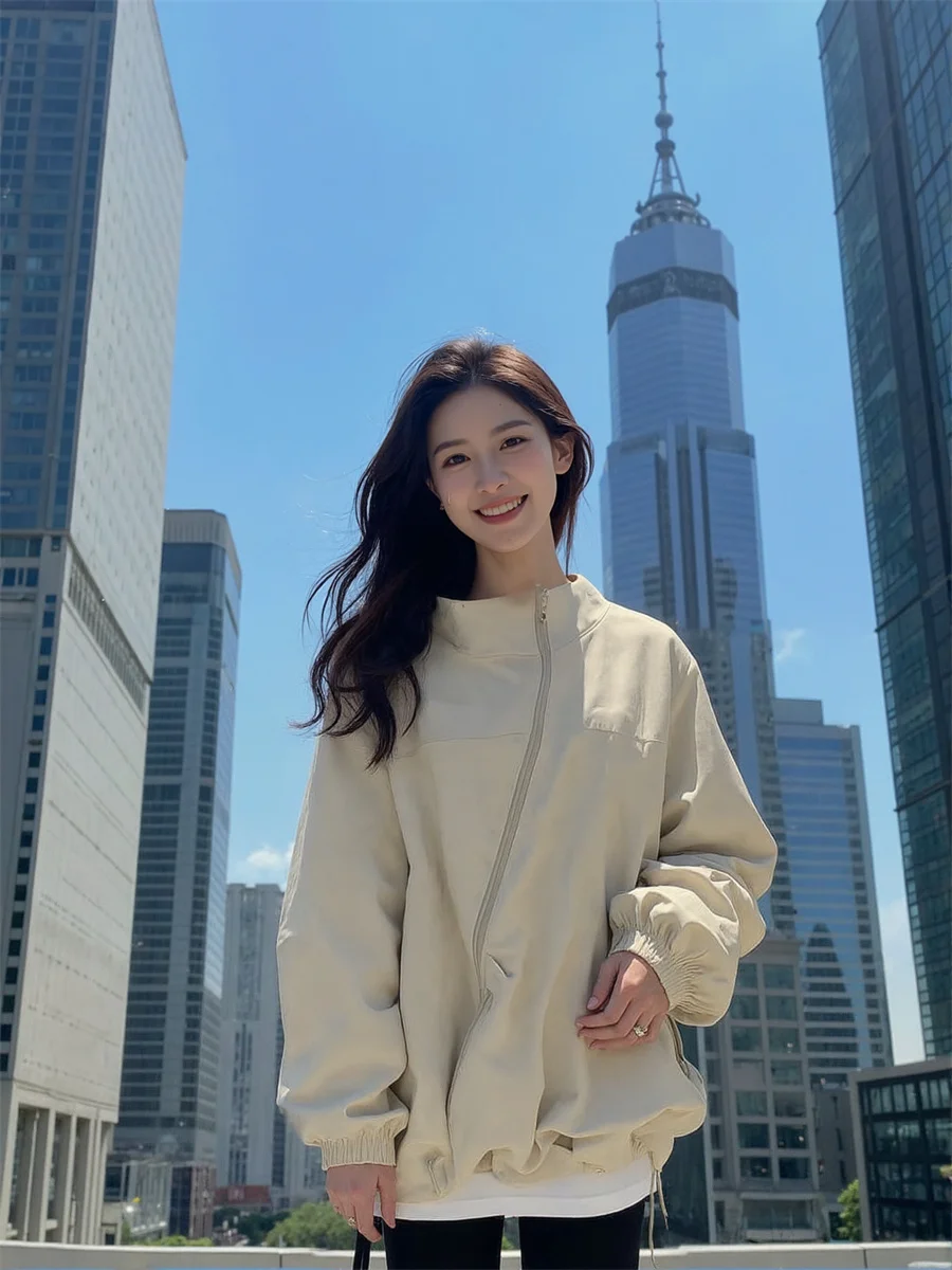 Hooded Zipper Loose Jackets Aesthetic Top Women Summer Studded Batwing Beaching Travelers Unique Anorak Polyester Simple College
Hooded Zipper Loose Jackets Aesthetic Top Women Summer Studded Batwing Beaching Travelers Unique Anorak Polyester Simple College