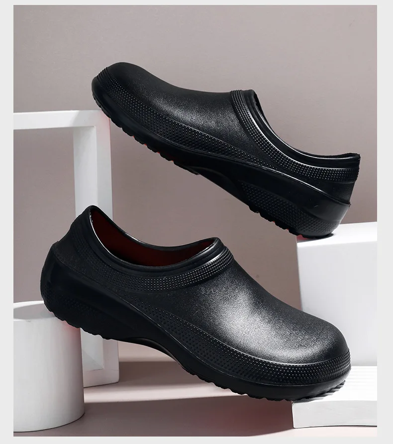 Женская обувь шеф-повара, противоскользящая кухонная обувь, рабочая обувь, маслостойкие, водонепроницаемые, износостойкие, дождевики для мужчин, рабочая одежда до щиколотки
Женская обувь шеф-повара, противоскользящая кухонная обувь, рабочая обувь, маслостойкие, водонепроницаемые, износостойкие, дождевики для мужчин, рабочая одежда до щиколотки