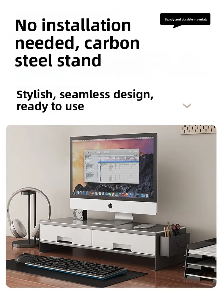 Desktop Cuter Monitor Riser Stand Base Office Workstation Organization Ra Metal Material No Installation Required
Desktop Cuter Monitor Riser Stand Base Office Workstation Organization Ra Metal Material No Installation Required