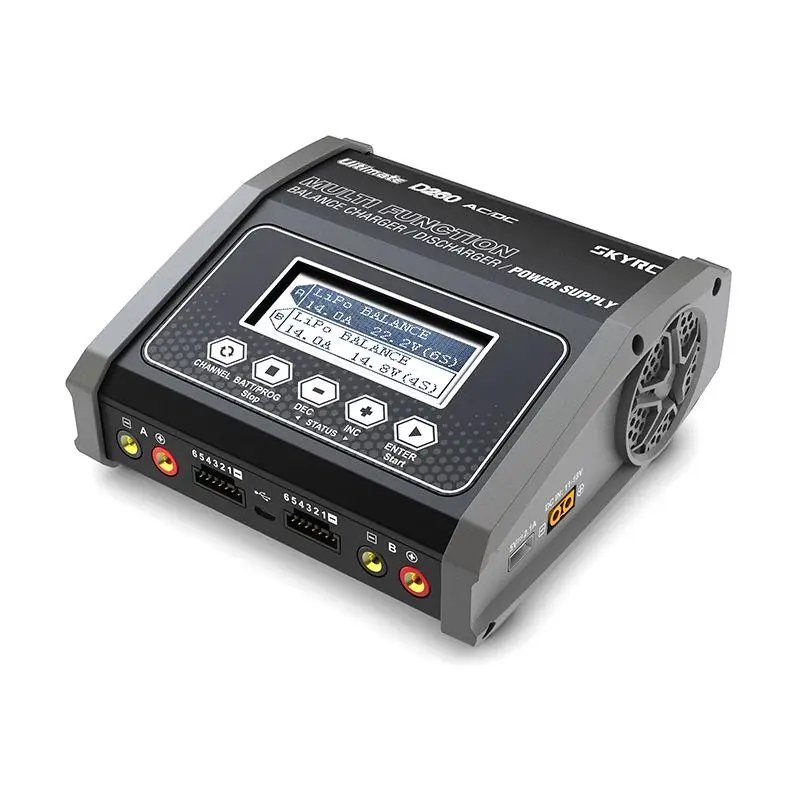 D260 1-6S AC DC260W 14A Двухканальное интеллектуальное балансное зарядное устройство
D260 1-6S AC DC260W 14A Двухканальное интеллектуальное балансное зарядное устройство
