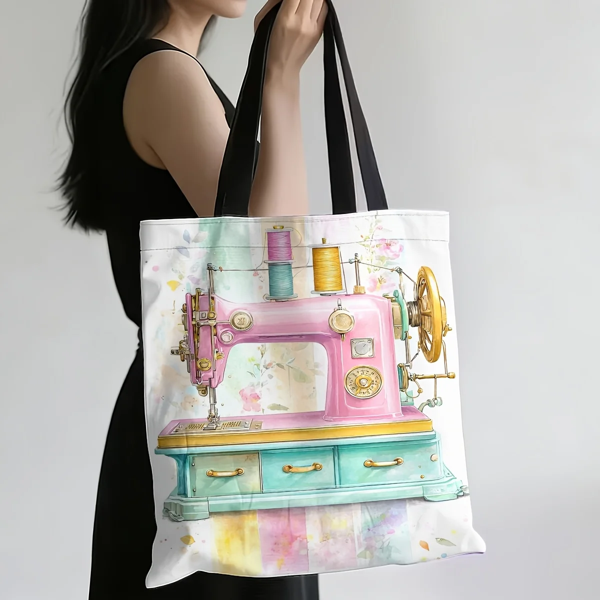 A Sewing Machine Pattern for a Tote Bag That Is Spacious, Portable, Foldable, And Fashionable, Perfect for Daily Commutes
A Sewing Machine Pattern for a Tote Bag That Is Spacious, Portable, Foldable, And Fashionable, Perfect for Daily Commutes