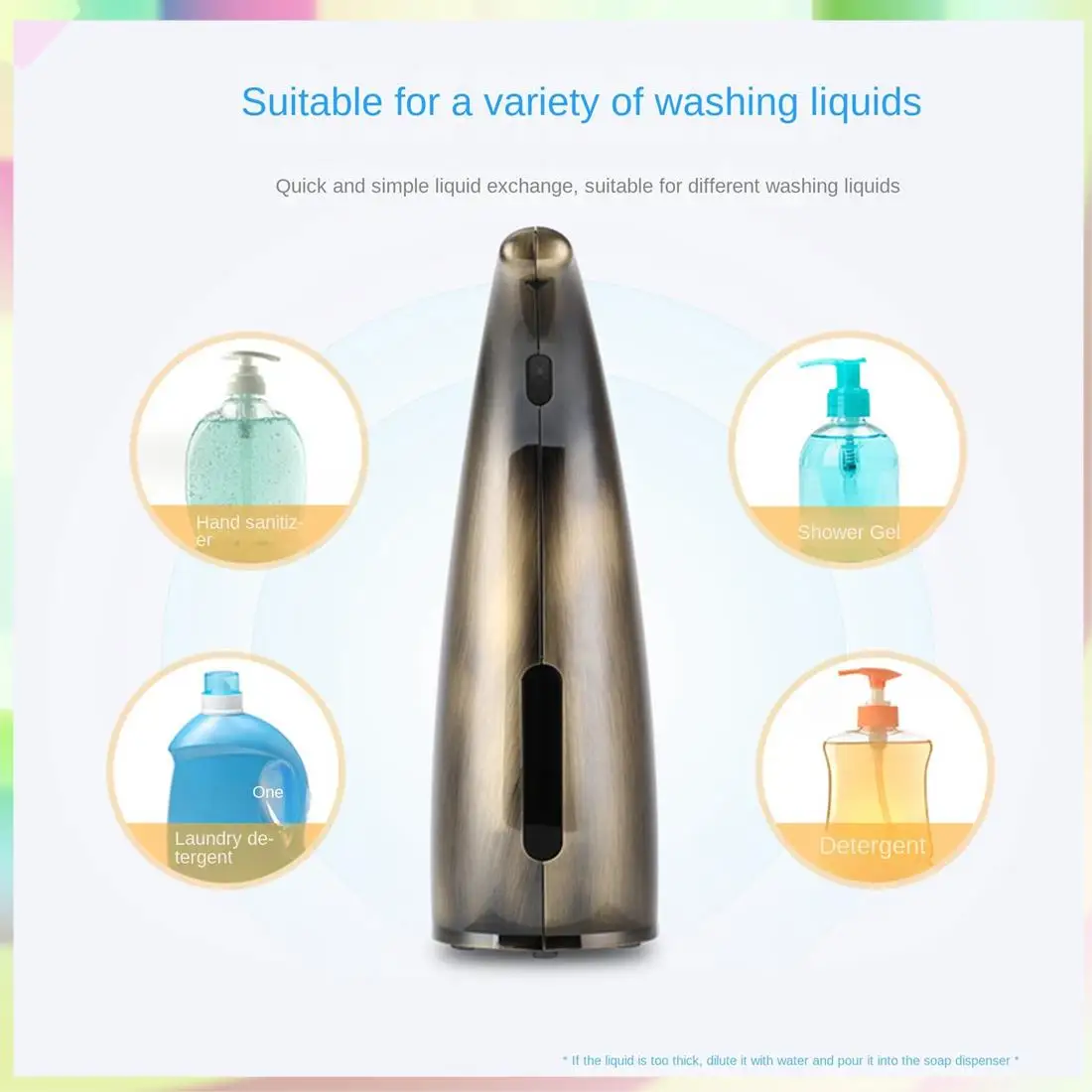 B23B 300Ml Automatic Soap Dispenser,Touchless Soap Dispenser,Hands-Free Dish Soap Dispenser For Kitchen Bathroom Hotel
B23B 300Ml Automatic Soap Dispenser,Touchless Soap Dispenser,Hands-Free Dish Soap Dispenser For Kitchen Bathroom Hotel