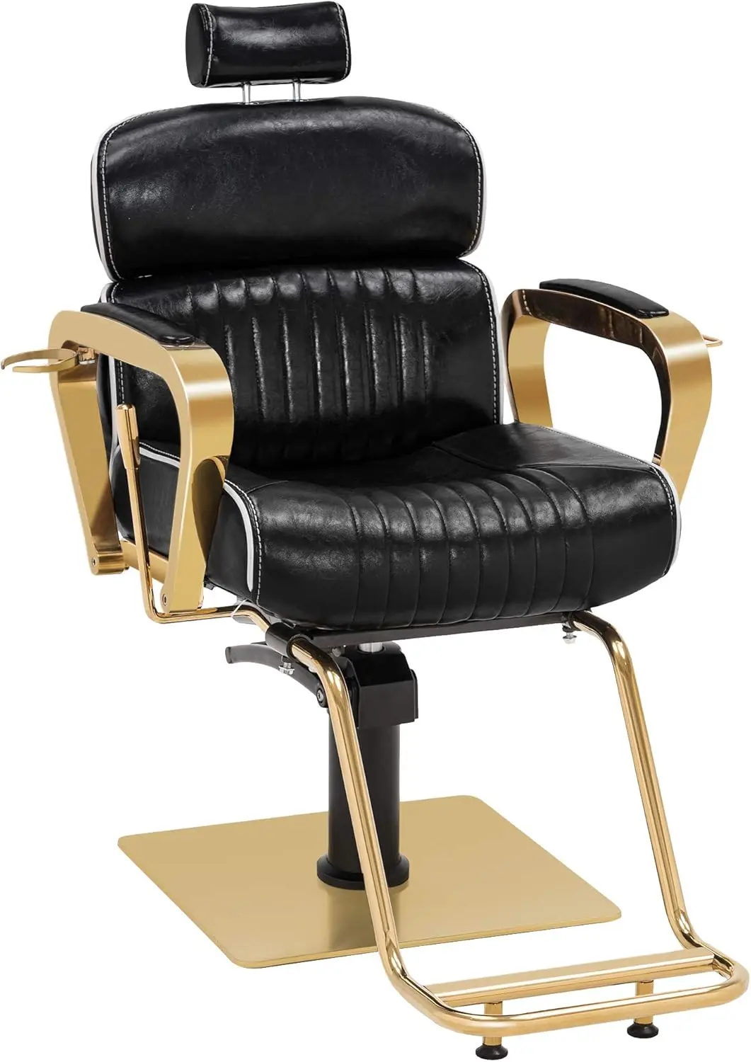Vintage Barber Chair Metal Hydraulic Recline Beauty Spa Salon Styling Equipment 3078 (Gold)
Vintage Barber Chair Metal Hydraulic Recline Beauty Spa Salon Styling Equipment 3078 (Gold)