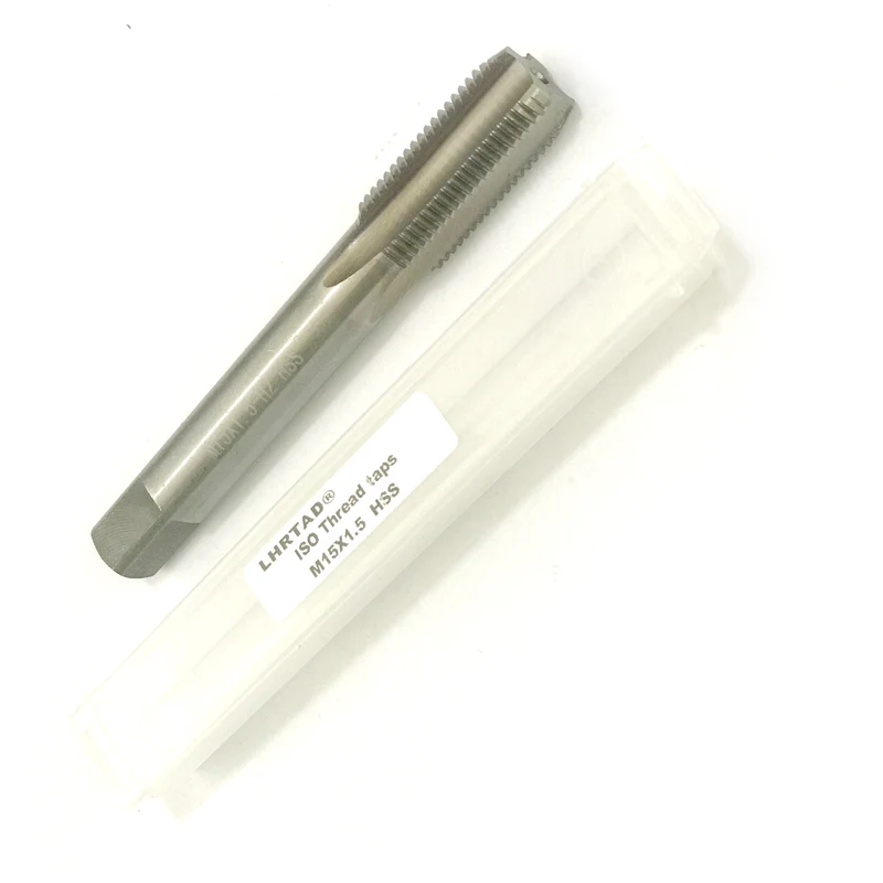 HSS Machine Metric Straight Fluted Fine thread plug taps Hand Tool taps M15x2 M15x1.75 M15x1.5 M15x1.25 M15x1.0 M15x0.75 M15x0.5
HSS Machine Metric Straight Fluted Fine thread plug taps Hand Tool taps M15x2 M15x1.75 M15x1.5 M15x1.25 M15x1.0 M15x0.75 M15x0.5