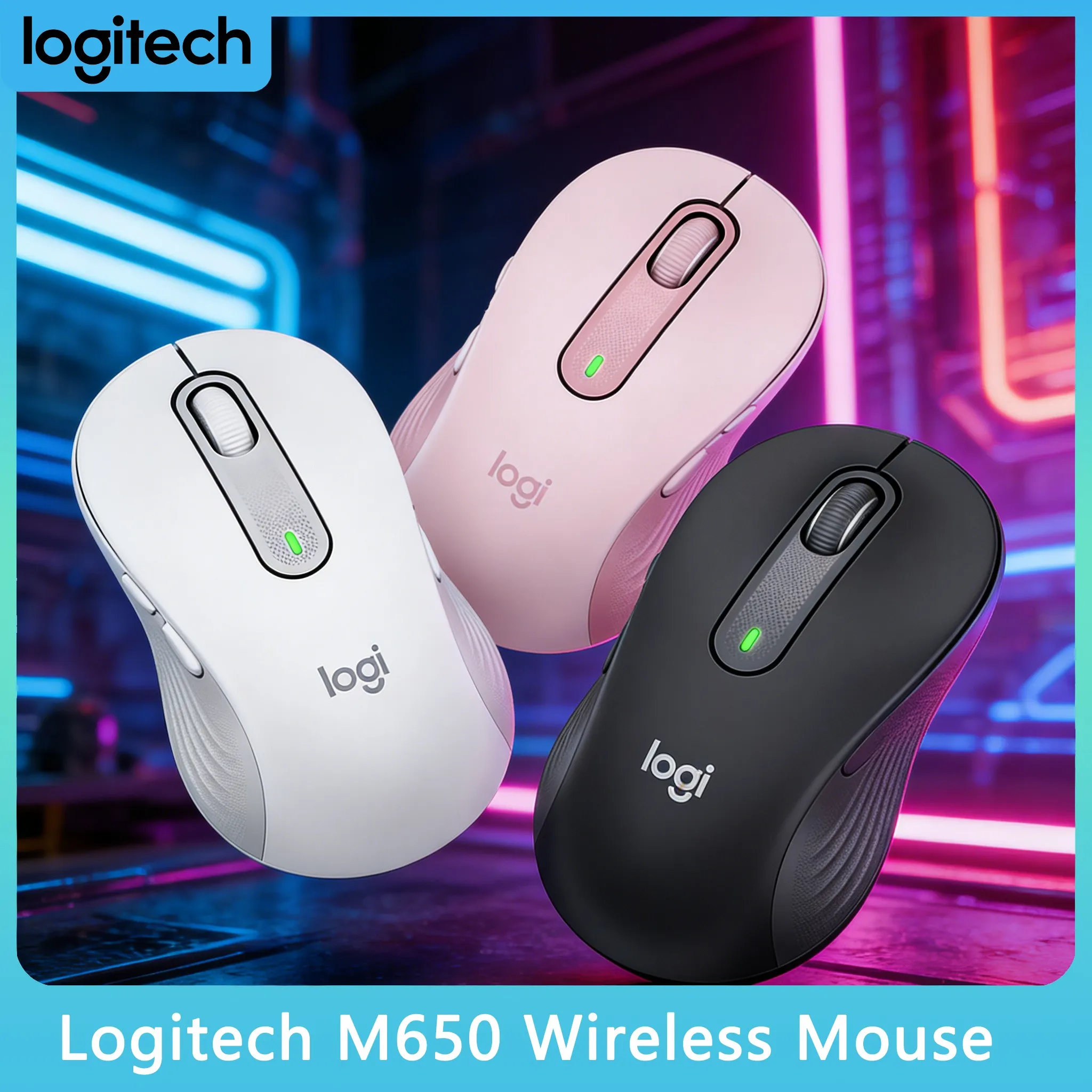 Logitech M650 /M650L Office Wireless Mouse Customizable Buttons Silent Clicks
Logitech M650 /M650L Office Wireless Mouse Customizable Buttons Silent Clicks