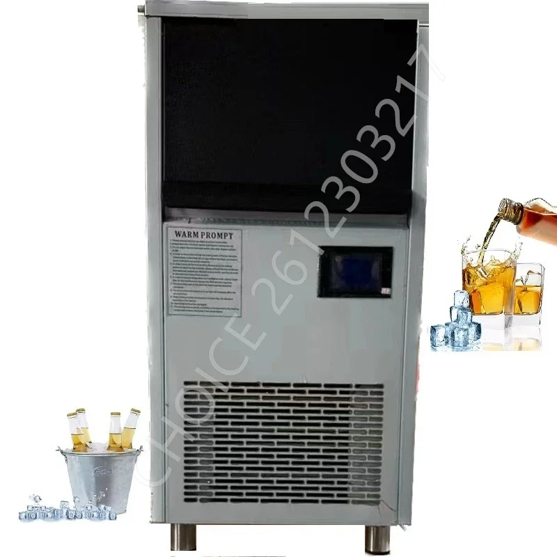 Automatic Ice Cube Maker Machine Commercial 80/90kg/H High Capacity Square Ice Make Machine Electric Ice Cube Maker Led Display
Automatic Ice Cube Maker Machine Commercial 80/90kg/H High Capacity Square Ice Make Machine Electric Ice Cube Maker Led Display