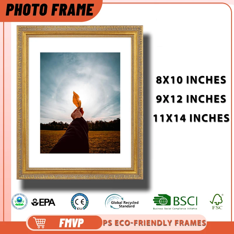 14x18 Golden Ornate Photo Frame with Floral Carvings Perfect for Living Room Wall Decor and Gallery Displays Picture Frame
14x18 Golden Ornate Photo Frame with Floral Carvings Perfect for Living Room Wall Decor and Gallery Displays Picture Frame