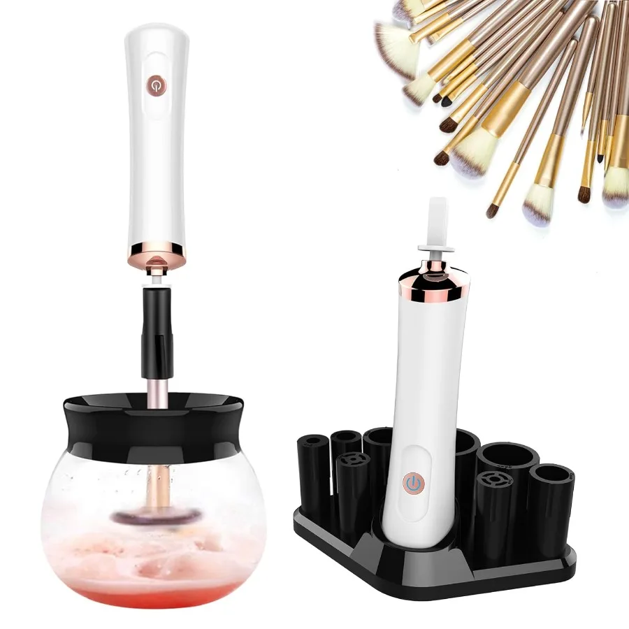 Electric Makeup Brush Cleaner Machine Makeup Brush Cleaner for Brushes Wash and Dry Quickly Perfect for Daily Makeup or Frequen
Electric Makeup Brush Cleaner Machine Makeup Brush Cleaner for Brushes Wash and Dry Quickly Perfect for Daily Makeup or Frequen