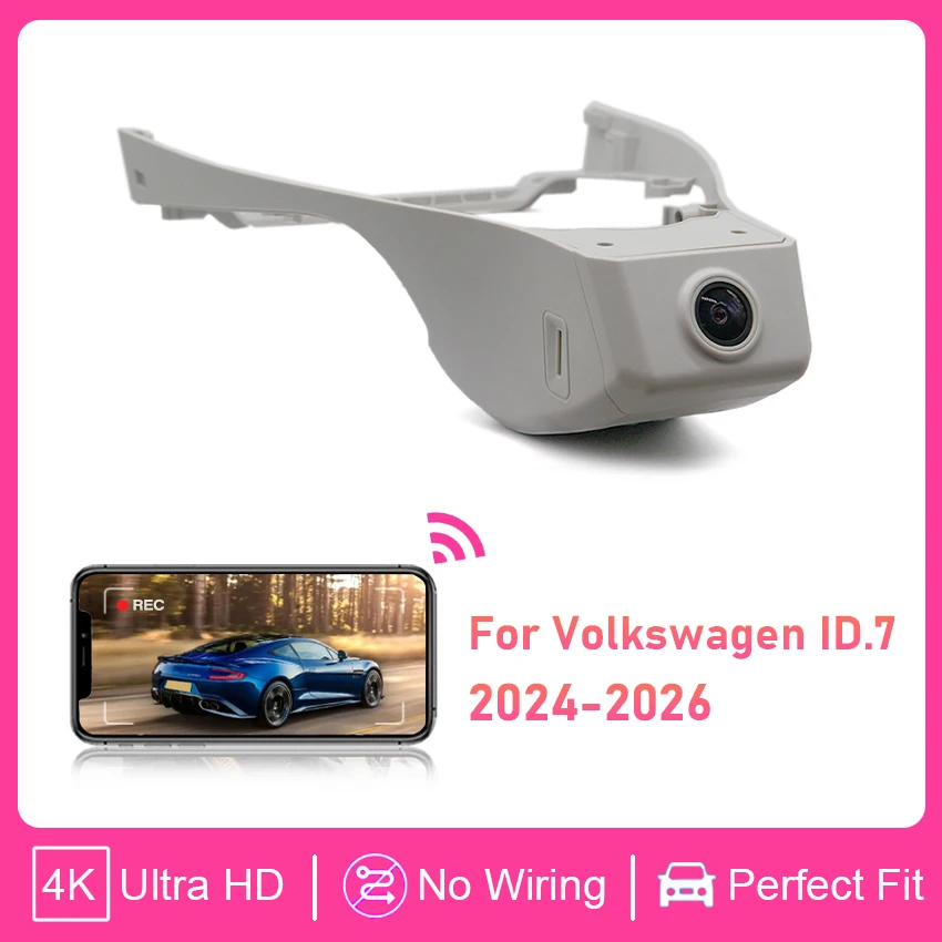Видеорегистратор Plug and Play для Volkswagen ID.7 ID7 VIZZION 2024-2026, камера-видеорегистратор 4K UHD 2160P с Wi-Fi, аксессуары
Видеорегистратор Plug and Play для Volkswagen ID.7 ID7 VIZZION 2024-2026, камера-видеорегистратор 4K UHD 2160P с Wi-Fi, аксессуары
