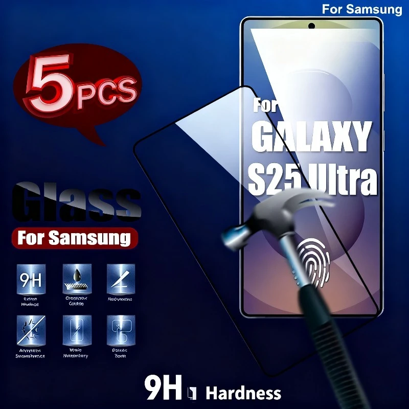 5 шт. закаленное стекло подходит для Samsung Galaxy S25 S24 Ultra Edge Защитная пленка для экрана Samsung S23 S22 S21 Plus S24 S25 FE
5 шт. закаленное стекло подходит для Samsung Galaxy S25 S24 Ultra Edge Защитная пленка для экрана Samsung S23 S22 S21 Plus S24 S25 FE