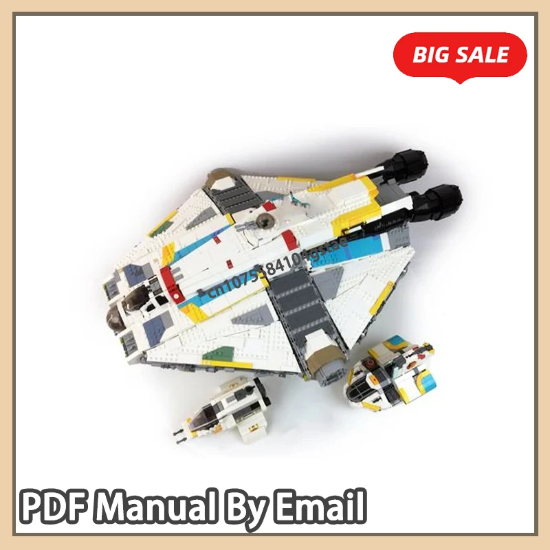 Moc Space Battleship Ghost Ultimate игровой набор корабль строительный блок сборная модель кирпичная игрушка детские подарки
Moc Space Battleship Ghost Ultimate игровой набор корабль строительный блок сборная модель кирпичная игрушка детские подарки