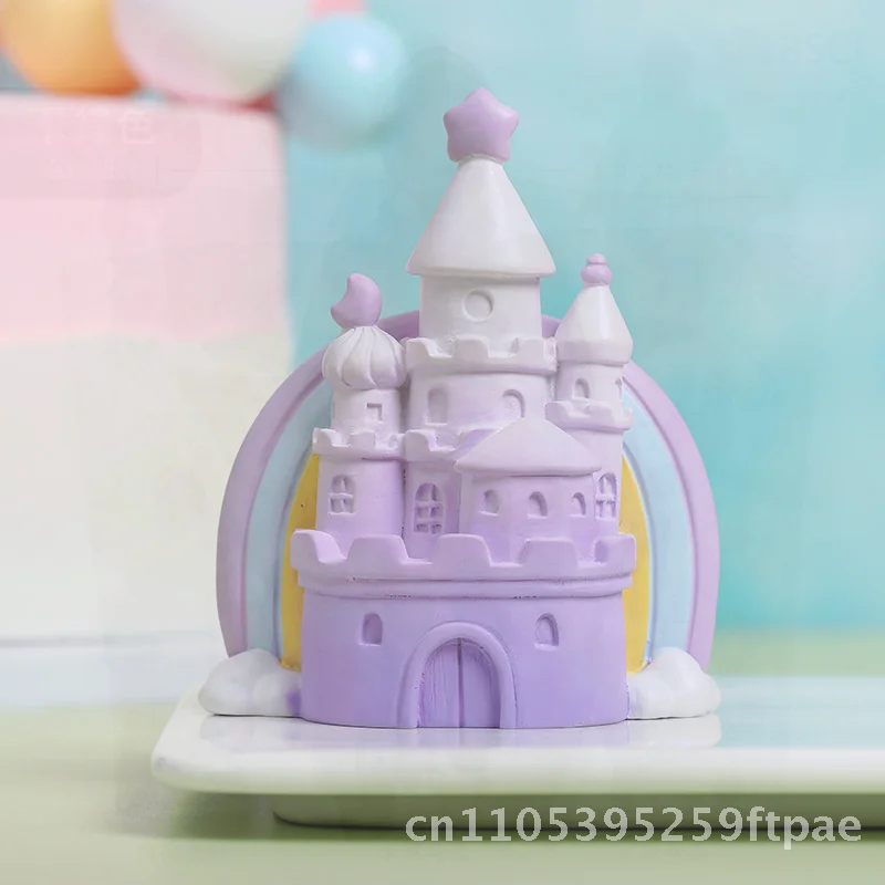 Girls Dream Castle Desktop Ornament Pink/Purple Resin Craft European Style Princess Birthday Cake Topper Room Decoration
Girls Dream Castle Desktop Ornament Pink/Purple Resin Craft European Style Princess Birthday Cake Topper Room Decoration