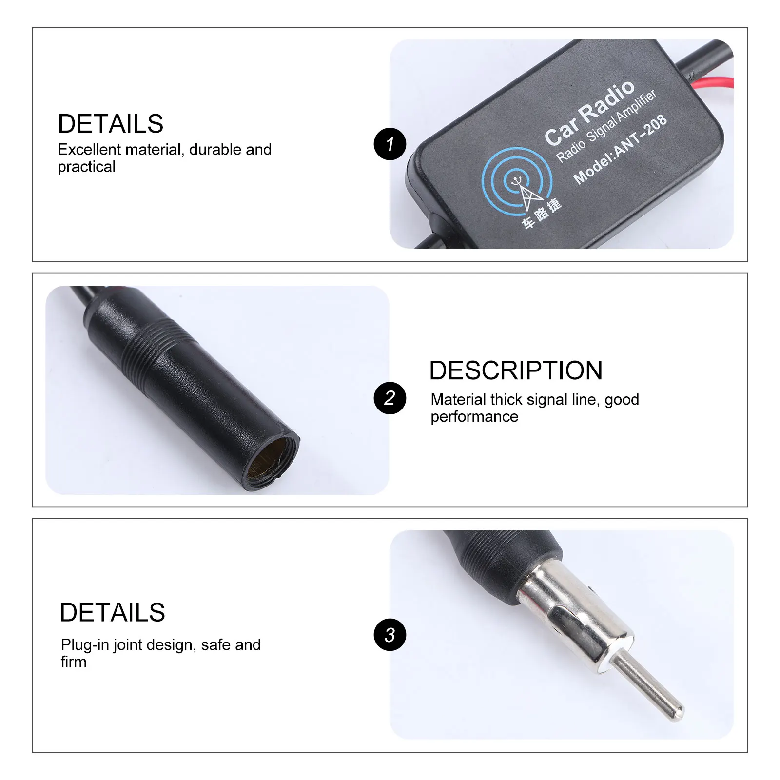 Black Car Antenna Booster Amplifier Enhance Fm Am Reception Reduce Improve Sound Quality
Black Car Antenna Booster Amplifier Enhance Fm Am Reception Reduce Improve Sound Quality