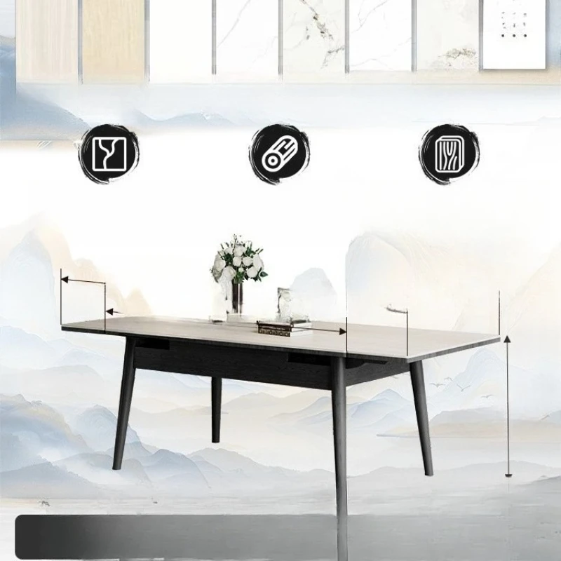Retractable, rock slab dining table Solid wood variable length small apartment rectangular ash wood medium antique folding table
Retractable, rock slab dining table Solid wood variable length small apartment rectangular ash wood medium antique folding table