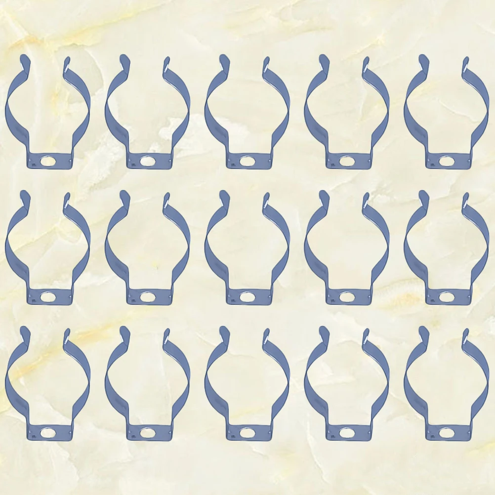 100 pcs Tube Holder Lamp Fixing Clip Manganese Steel Durable Lightweight Easy Install Indoor Outdoor Bracket Stand
100 pcs Tube Holder Lamp Fixing Clip Manganese Steel Durable Lightweight Easy Install Indoor Outdoor Bracket Stand