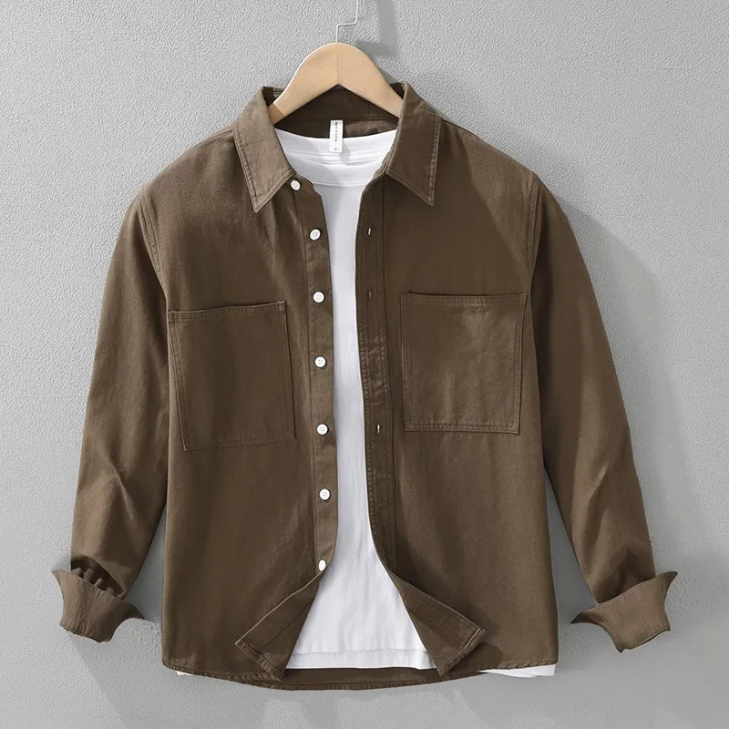 Japanese Sle Men's Long Sve Cotton irt Casual Loose Fit Summer Faion Workwear Color Versatile Artistic Top
Japanese Sle Men's Long Sve Cotton irt Casual Loose Fit Summer Faion Workwear Color Versatile Artistic Top