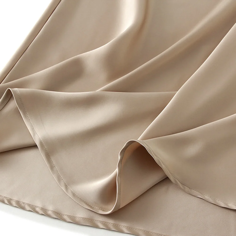 Female Clothing High-waisted Skirt Solid Skirt Summer Skirt Mid-length Polyester Fabric Slight Stretch Solid Color
Female Clothing High-waisted Skirt Solid Skirt Summer Skirt Mid-length Polyester Fabric Slight Stretch Solid Color