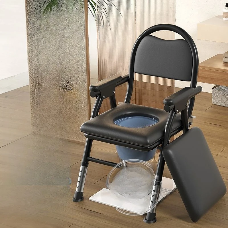 Elderly pregnant women's toilet chair thickened and thickened mobile folding toilet sturdy adjustment toilet for the elderly at
Elderly pregnant women's toilet chair thickened and thickened mobile folding toilet sturdy adjustment toilet for the elderly at