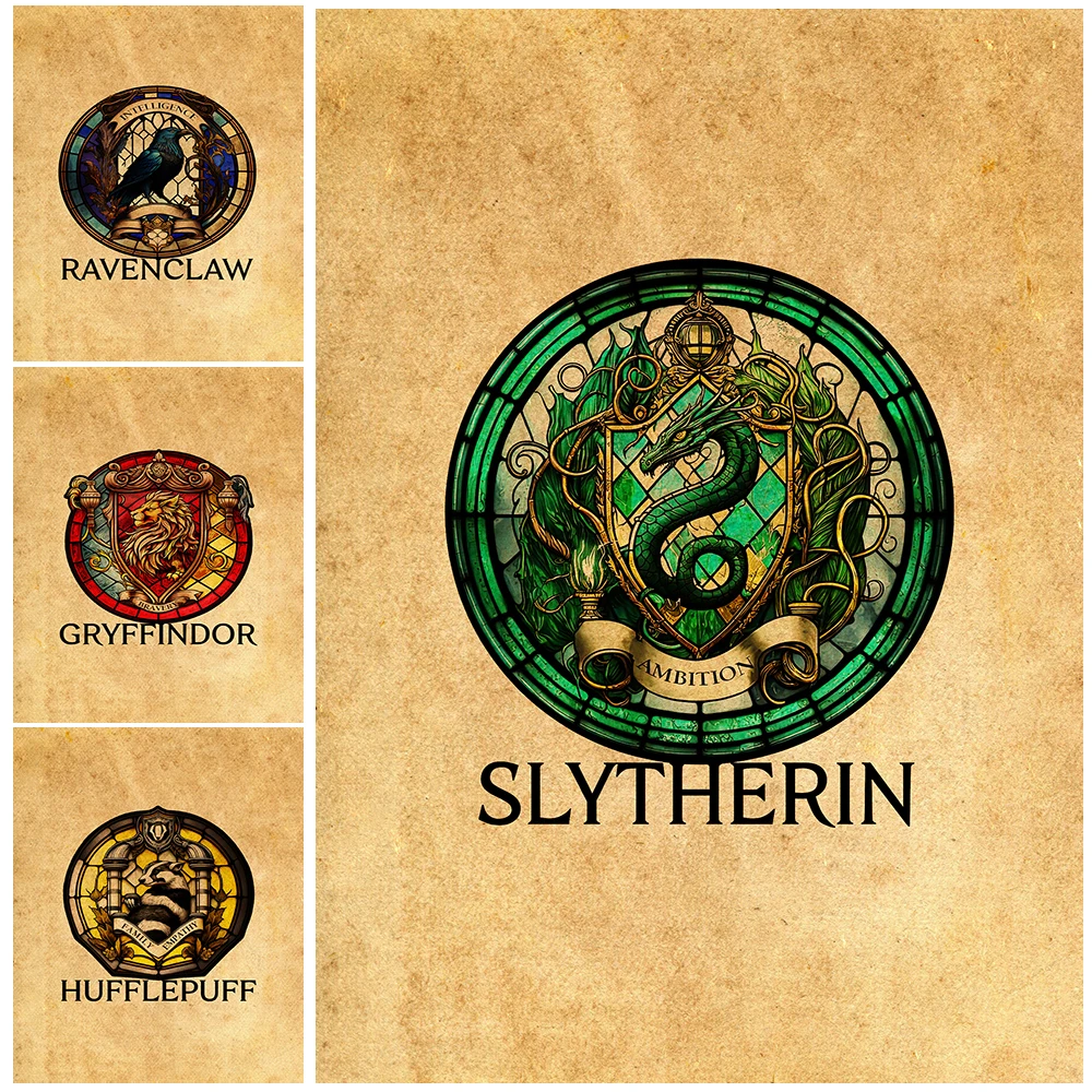 Emblems Of The Four Major Wizarding Academies,Vintage Wall Art Canvas Print,Witchcraft And Magic Illustration Art Poster Print
Emblems Of The Four Major Wizarding Academies,Vintage Wall Art Canvas Print,Witchcraft And Magic Illustration Art Poster Print