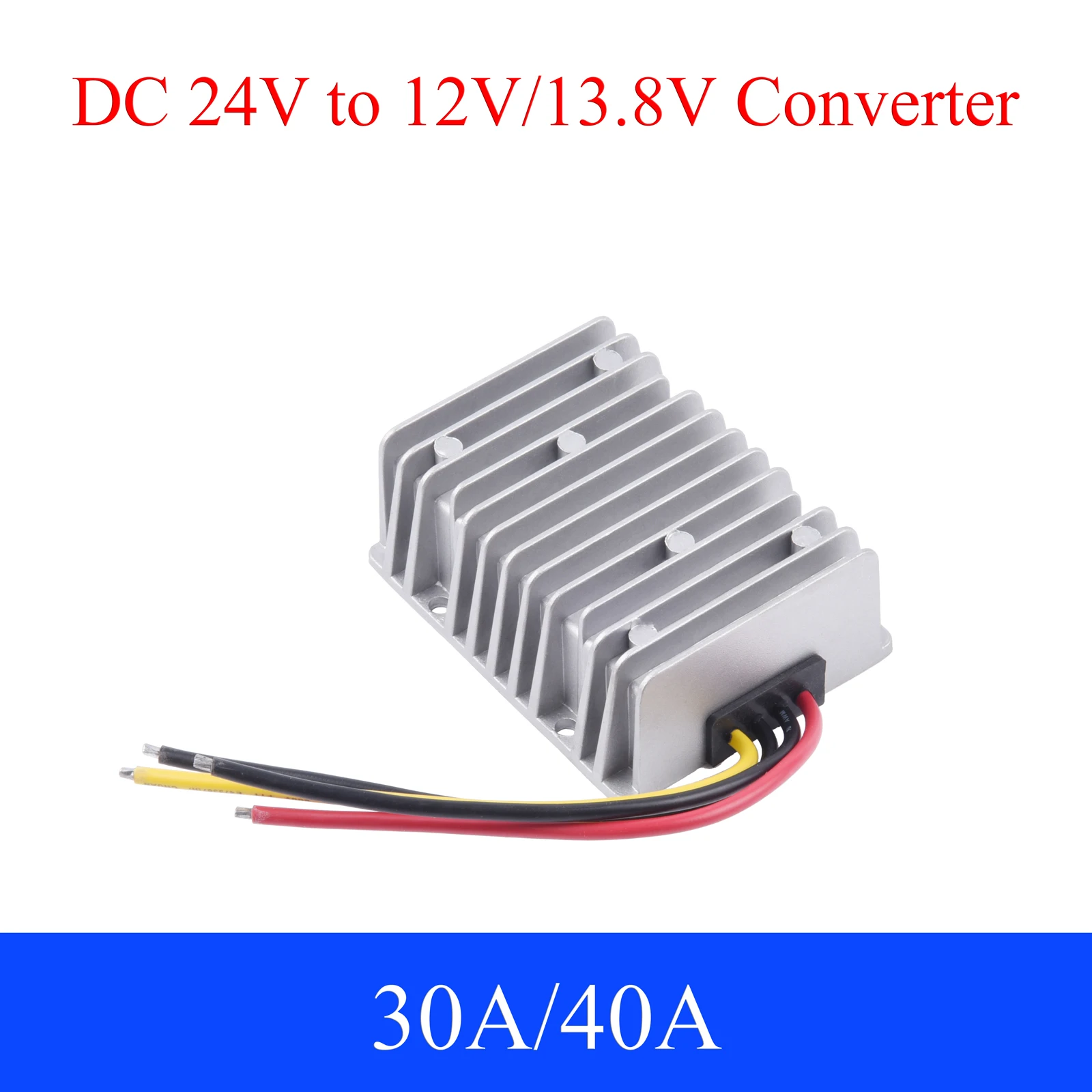 24V to 12V/13.8V DC Power Converter 30A 40A Auto Buck Regulator Reducer Step-Down Voltage Power Supply Module For Car
24V to 12V/13.8V DC Power Converter 30A 40A Auto Buck Regulator Reducer Step-Down Voltage Power Supply Module For Car