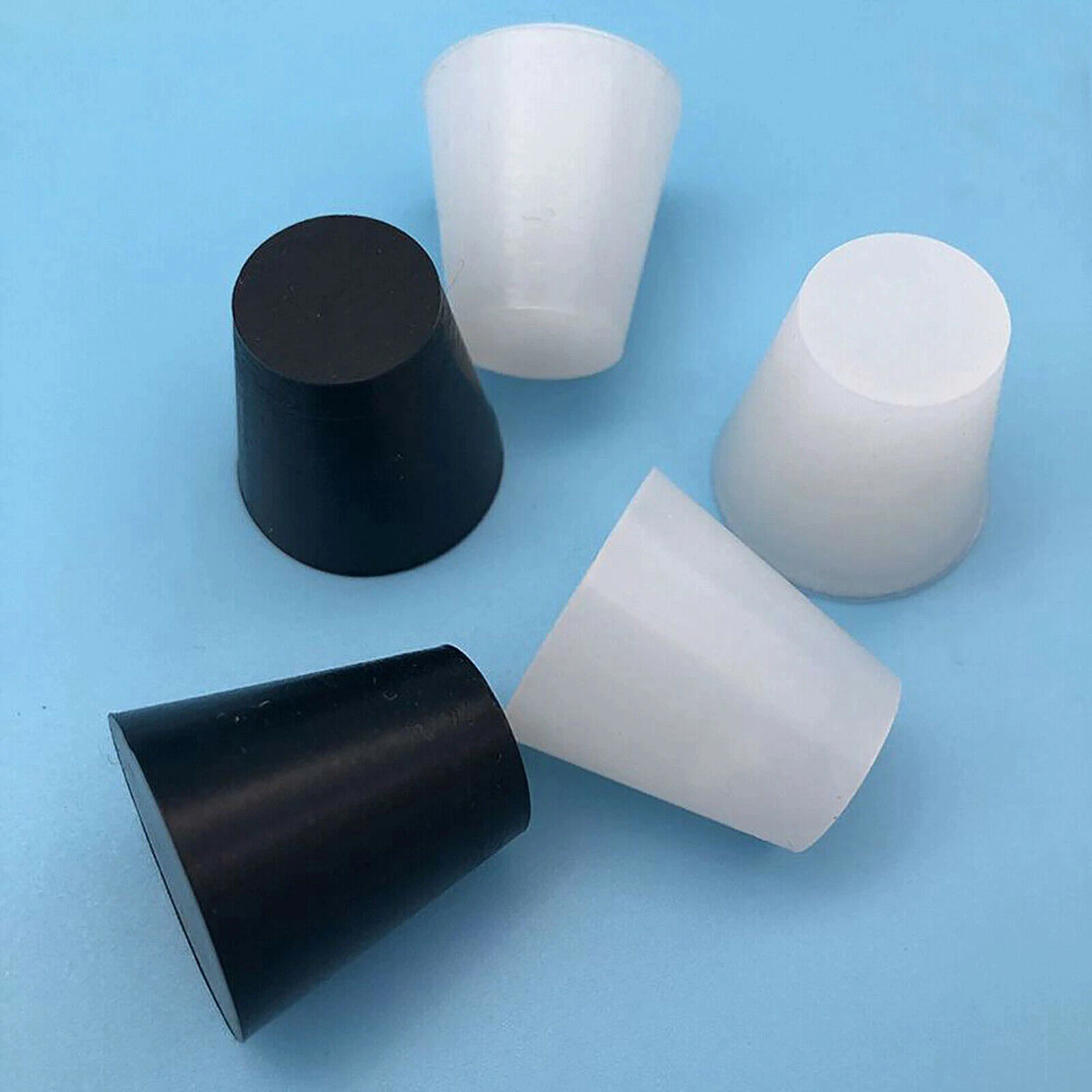 10PCS Black/Clear Conical Silicone Stopper High Temp Plugs Sealing Tapered Stopper Plug Stoppers Laboratory Stoppers
10PCS Black/Clear Conical Silicone Stopper High Temp Plugs Sealing Tapered Stopper Plug Stoppers Laboratory Stoppers