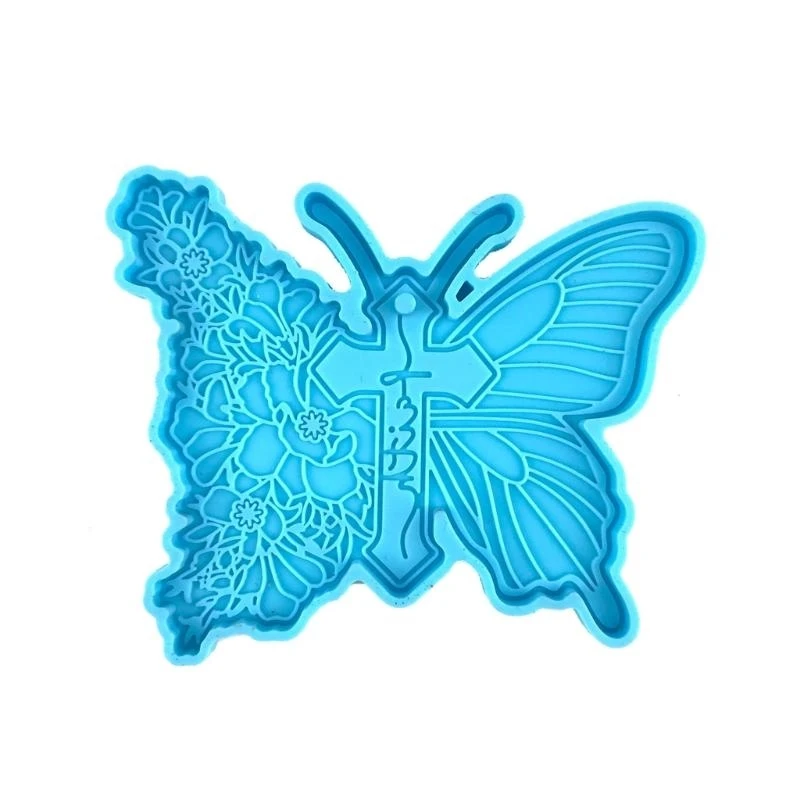 Silicone Mold for Resin Crucifix-Butterfly Handmade Keychain Silicone Mold with Hole Keychain Mold DIY Keychains Jewelry
Silicone Mold for Resin Crucifix-Butterfly Handmade Keychain Silicone Mold with Hole Keychain Mold DIY Keychains Jewelry