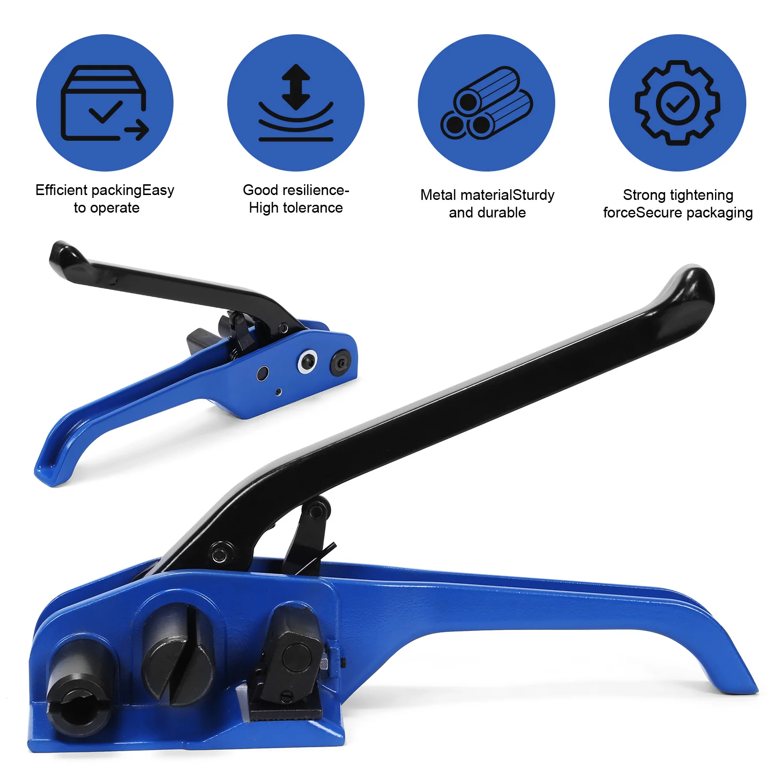 Heavy Duty Banding Strapping Tensioner with Built-in Cutter Hand Strapping Sealing Packing Tool for Securing Packing
Heavy Duty Banding Strapping Tensioner with Built-in Cutter Hand Strapping Sealing Packing Tool for Securing Packing