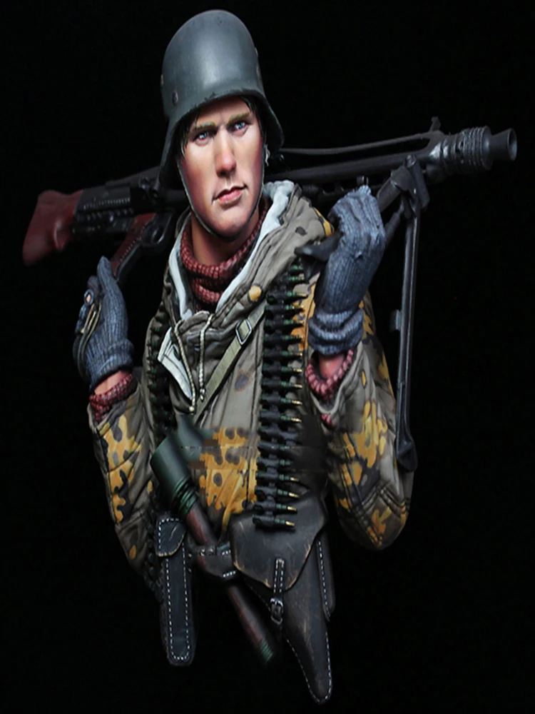Unassambled 1/10 ancient Machine bust man Eastern Front Resin figure miniature model kits Unpainted
Unassambled 1/10 ancient Machine bust man Eastern Front Resin figure miniature model kits Unpainted