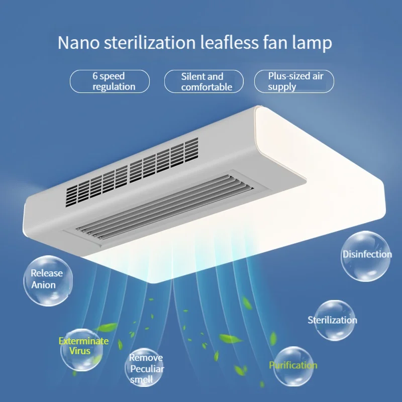 Modern Full Spectrum Bladeless Nano Sterilization Ceiling Fan Lamps Dimmable With RC LED Indoor Fan Lighting Bedroom Living Room
Modern Full Spectrum Bladeless Nano Sterilization Ceiling Fan Lamps Dimmable With RC LED Indoor Fan Lighting Bedroom Living Room
