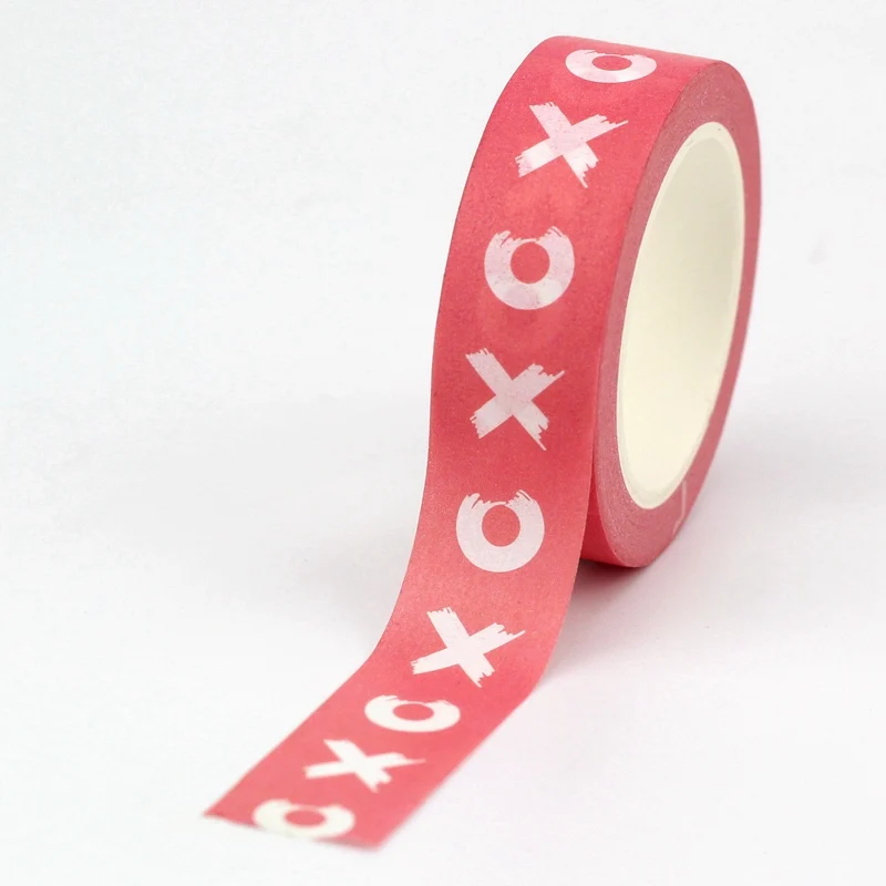 NEW 1PC. Decorative White xo xo on red Washi Tape Valentine Japanese Scrapbooking Planner Adhesive Masking Tape Stationery
NEW 1PC. Decorative White xo xo on red Washi Tape Valentine Japanese Scrapbooking Planner Adhesive Masking Tape Stationery