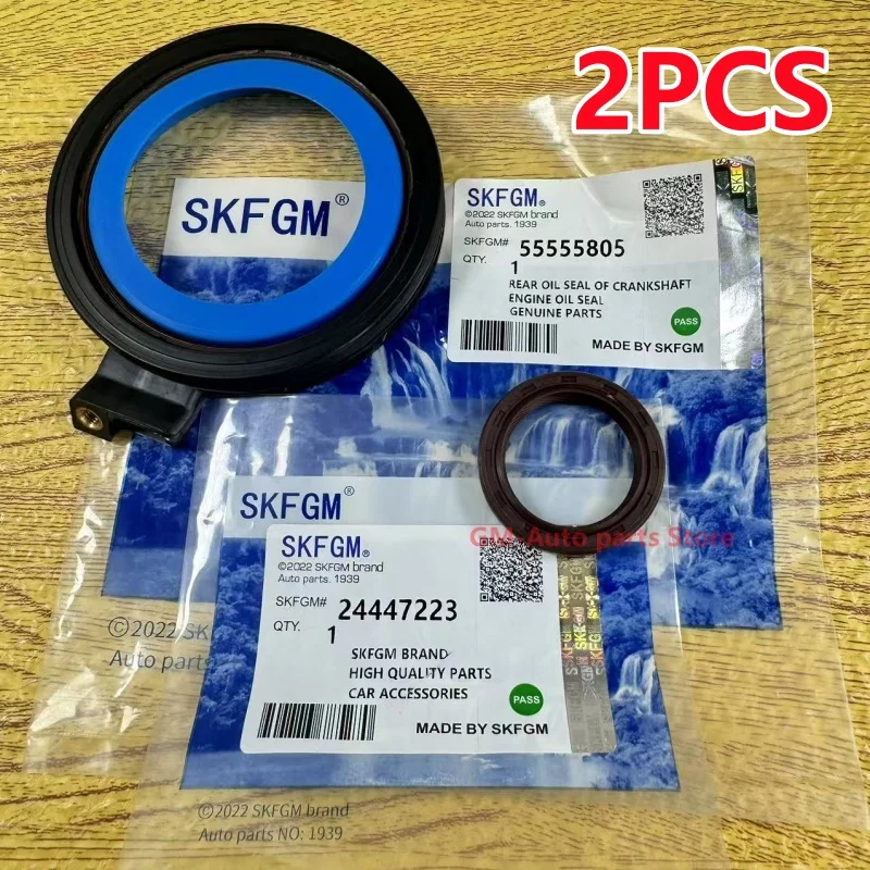 2PCS Crankshaft Front Rear Oil-Seal 12592355 24447223 55555805 For Chevrolet Cruze Sonic Trax Hideo Epica Aveo Opel Astra Zafira
2PCS Crankshaft Front Rear Oil-Seal 12592355 24447223 55555805 For Chevrolet Cruze Sonic Trax Hideo Epica Aveo Opel Astra Zafira