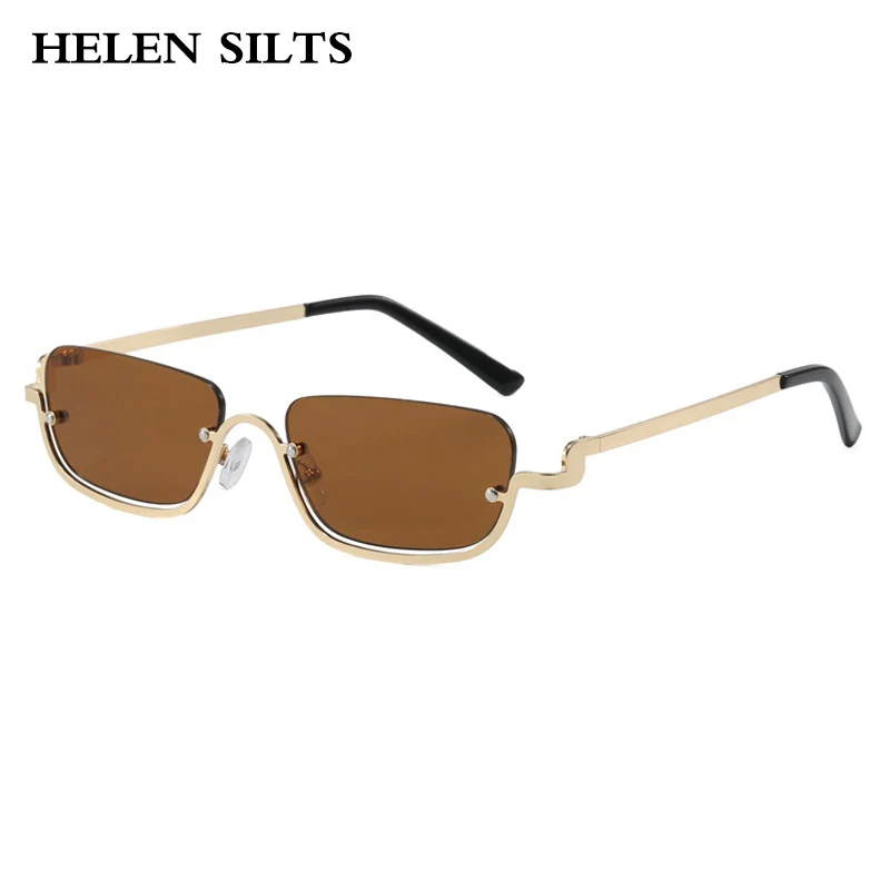 Vintage Brand Designer Metal Half Frame Square Sunglasses Women Luxury Sun Glasses Men Punk Popular Sun GlassesUV400
Vintage Brand Designer Metal Half Frame Square Sunglasses Women Luxury Sun Glasses Men Punk Popular Sun GlassesUV400