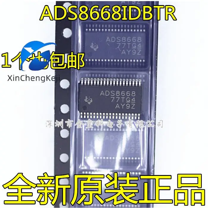 2pcs original new ADS8668IDBTR ADS8668 TSSOP-38 A/D converter 12 bit ADC 8-channel
2pcs original new ADS8668IDBTR ADS8668 TSSOP-38 A/D converter 12 bit ADC 8-channel