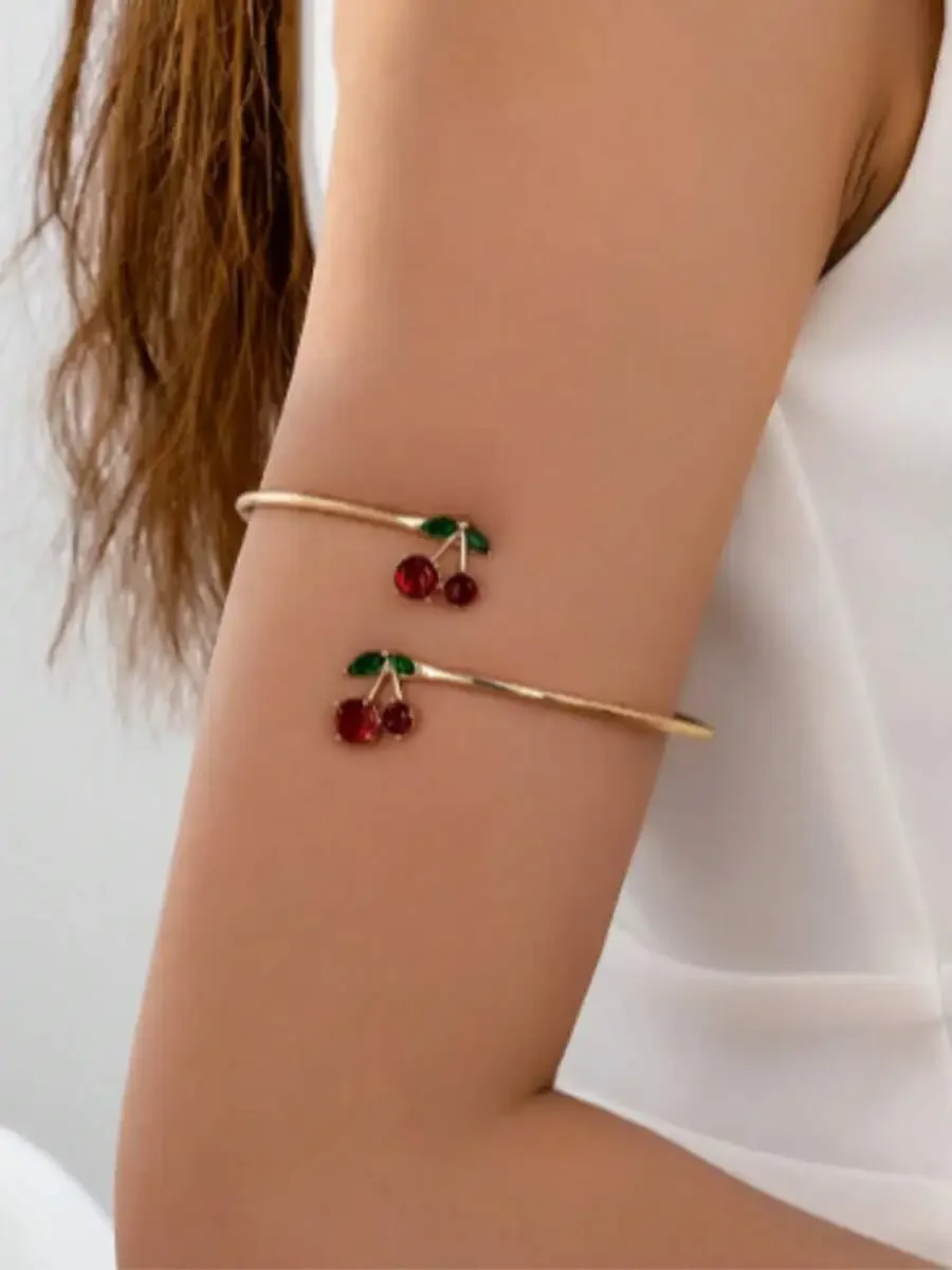 Summer Fashion Cherry Design Arm Cuff Bracelet For Women Beach Resort Jewelry Accessory
Summer Fashion Cherry Design Arm Cuff Bracelet For Women Beach Resort Jewelry Accessory