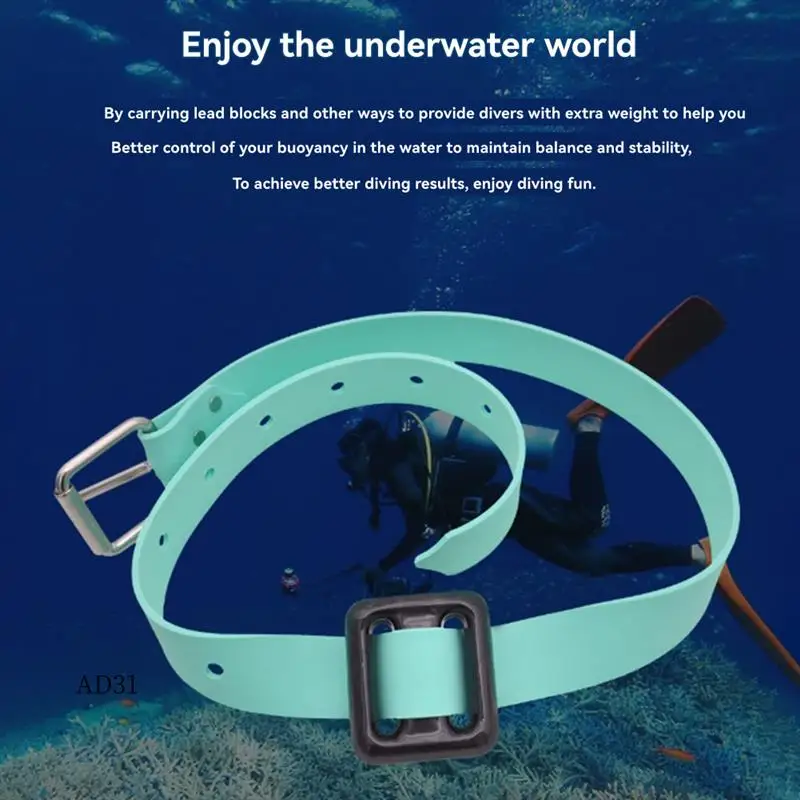 New-1.3M Adjustable Scuba Diving Weight Belt With 316 Stainless Steel Buckle Load-Bearing Diving Gear Accessories
New-1.3M Adjustable Scuba Diving Weight Belt With 316 Stainless Steel Buckle Load-Bearing Diving Gear Accessories