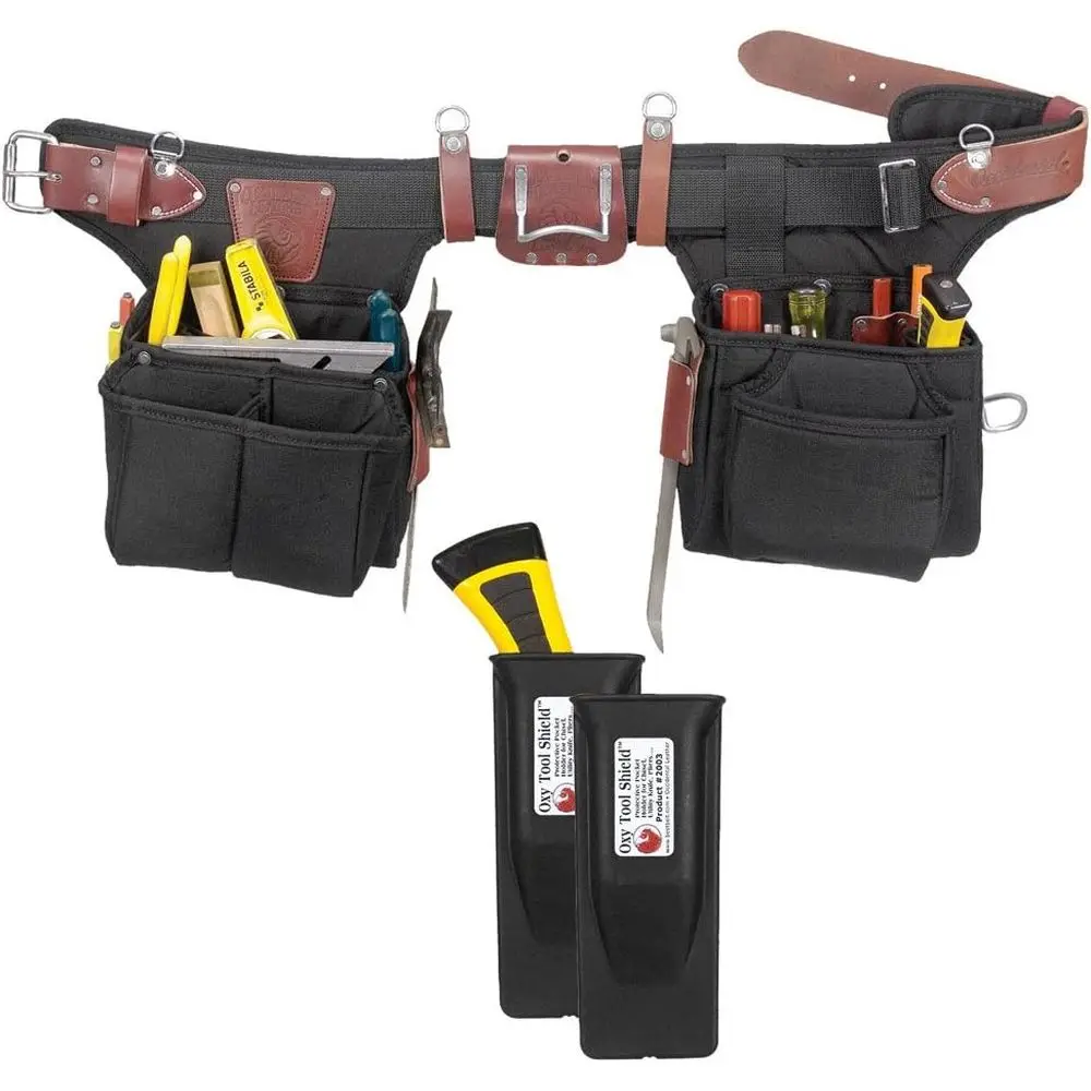 Adjustable Tool Belt Set with 2 Pack 2003 Oxygen Tool Shields (3 Pieces)
Adjustable Tool Belt Set with 2 Pack 2003 Oxygen Tool Shields (3 Pieces)