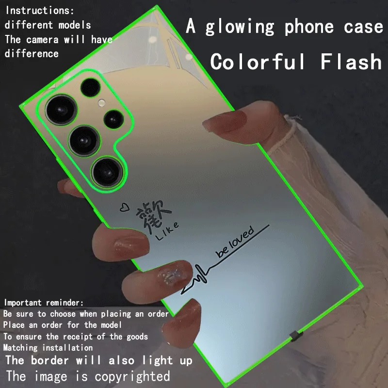 Glowing Light Phone Case For Samsung Zfold 5 6 7 S26 S25 Ultra S24 S23 S22 Plus Luminous Cover Shell Frosted Transparent Border
Glowing Light Phone Case For Samsung Zfold 5 6 7 S26 S25 Ultra S24 S23 S22 Plus Luminous Cover Shell Frosted Transparent Border