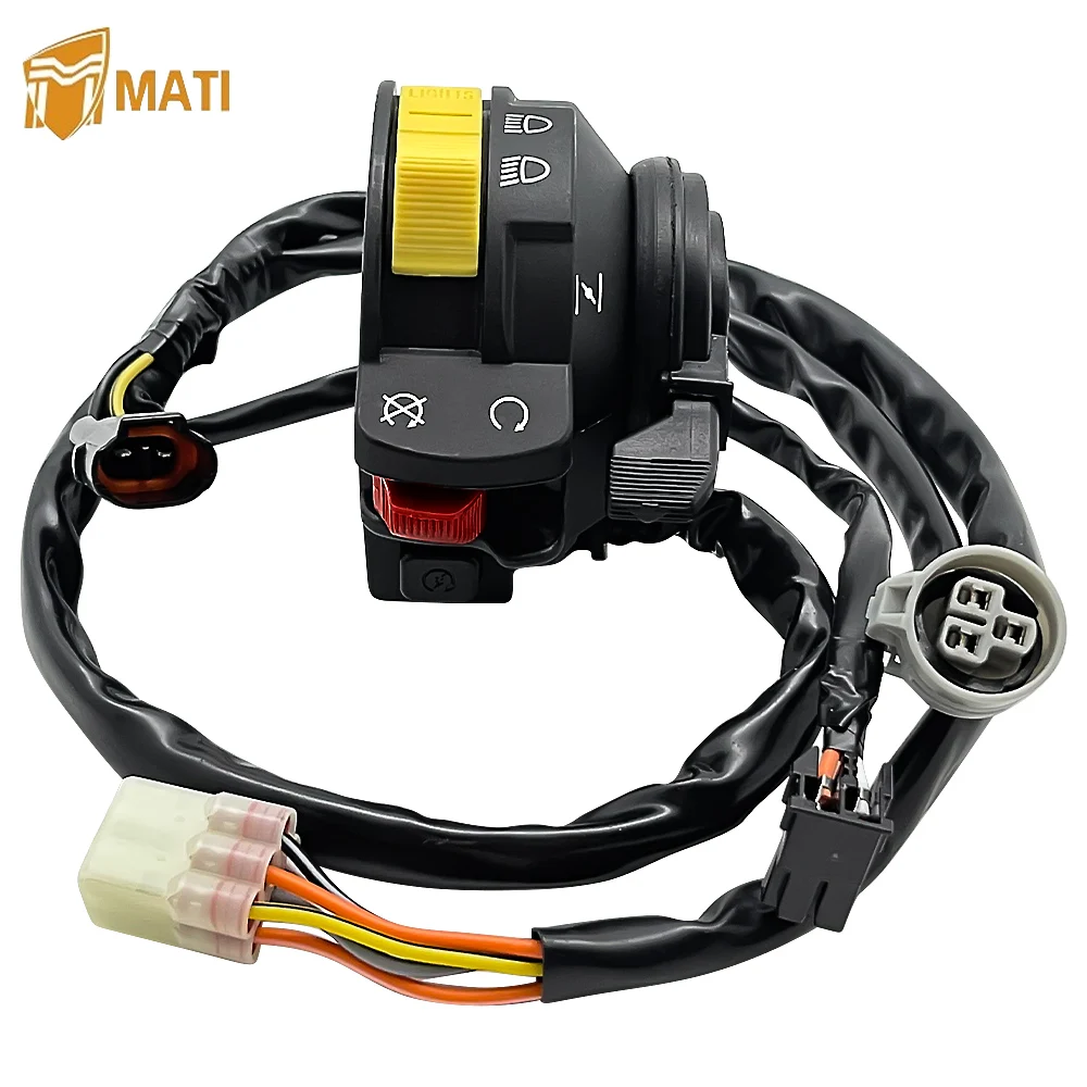 Left Handlebar Switch Start Stop Kill Headlight for Suzuki LTZ400 QuadSport Z 400 2003-2004 37400-07G90 37400-07G11 37400-07G10
Left Handlebar Switch Start Stop Kill Headlight for Suzuki LTZ400 QuadSport Z 400 2003-2004 37400-07G90 37400-07G11 37400-07G10